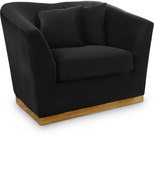 Arabella Black Velvet Chair - Royal Furniture & Gifts (MI) - Multi Location