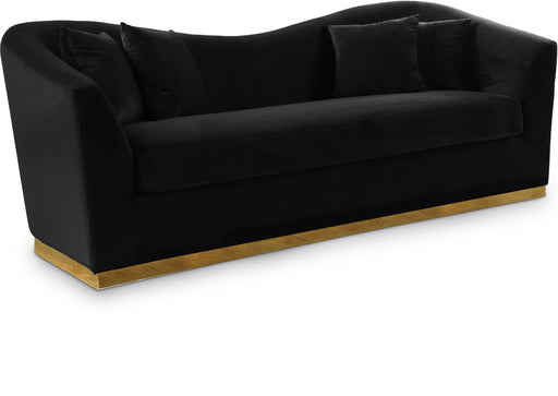 Arabella Black Velvet Sofa - Royal Furniture & Gifts (MI) - Multi Location