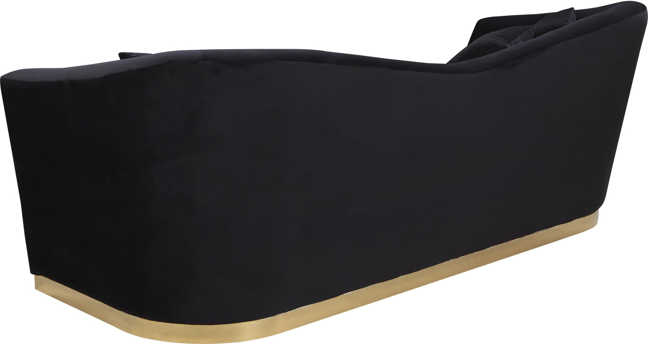 Arabella Black Velvet Sofa - Royal Furniture & Gifts (MI) - Multi Location