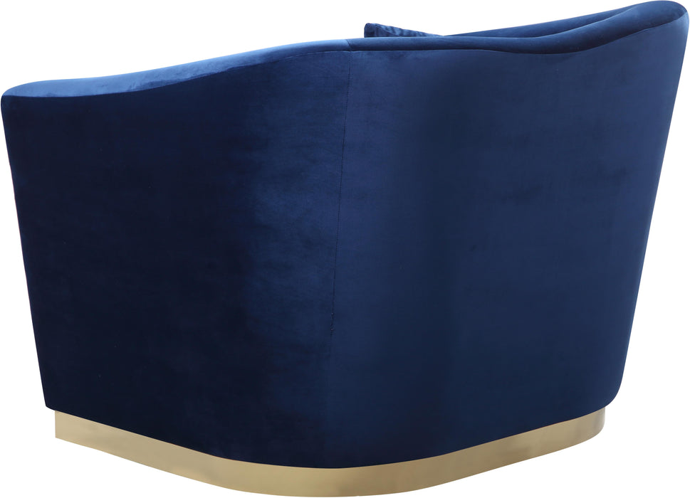 Arabella Navy Velvet Chair - Royal Furniture & Gifts (MI) - Multi Location