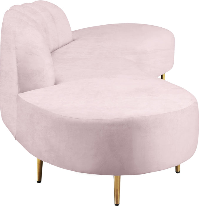 Divine Pink Velvet 2pc. Sectional - Royal Furniture & Gifts (MI) - Multi Location