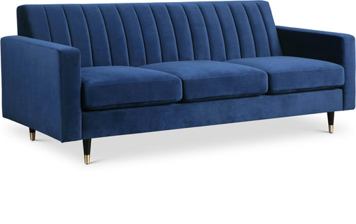 Lola Navy Velvet Sofa - Royal Furniture & Gifts (MI) - Multi Location