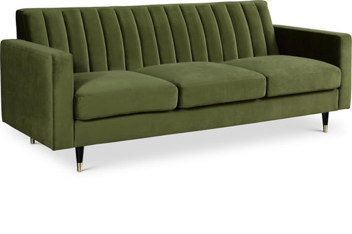 Lola Olive Velvet Sofa - Royal Furniture & Gifts (MI) - Multi Location