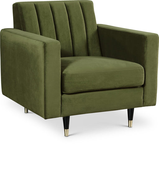Lola Olive Velvet Chair - Royal Furniture & Gifts (MI) - Multi Location