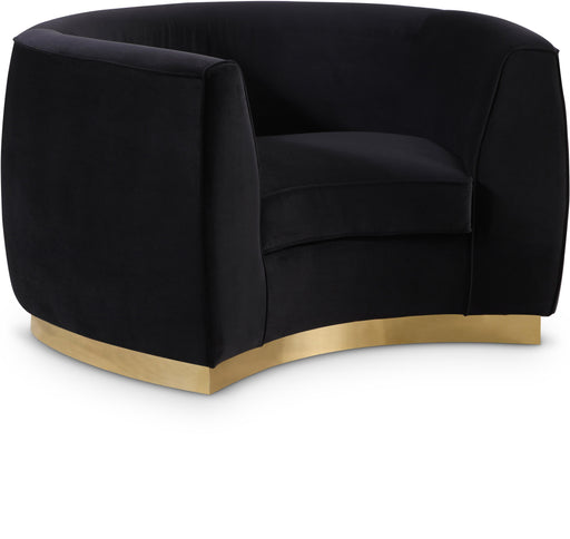 Julian Black Velvet Chair - Royal Furniture & Gifts (MI) - Multi Location