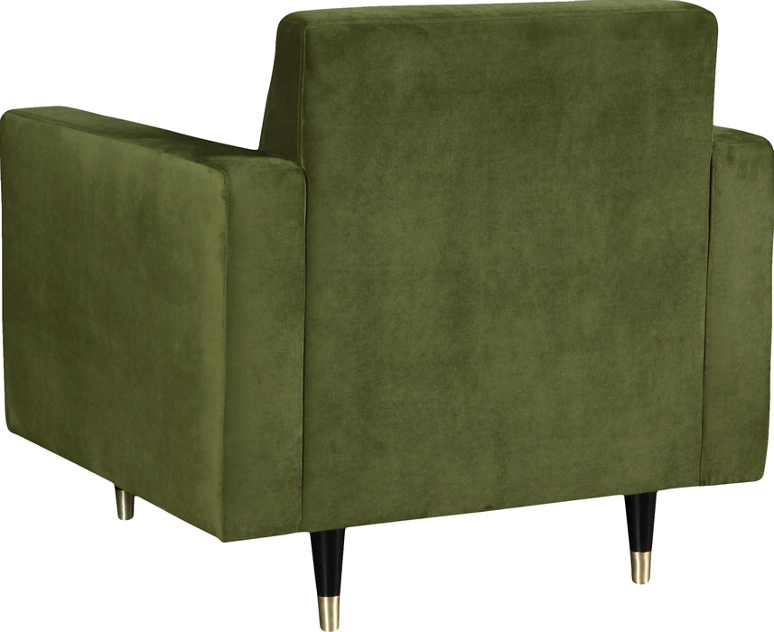 Lola Olive Velvet Chair - Royal Furniture & Gifts (MI) - Multi Location