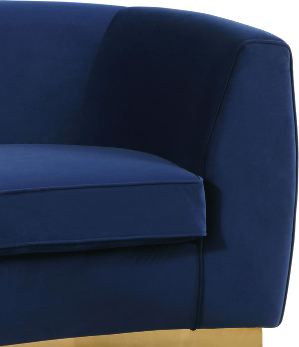 Julian Navy Velvet Sofa - Royal Furniture & Gifts (MI) - Multi Location