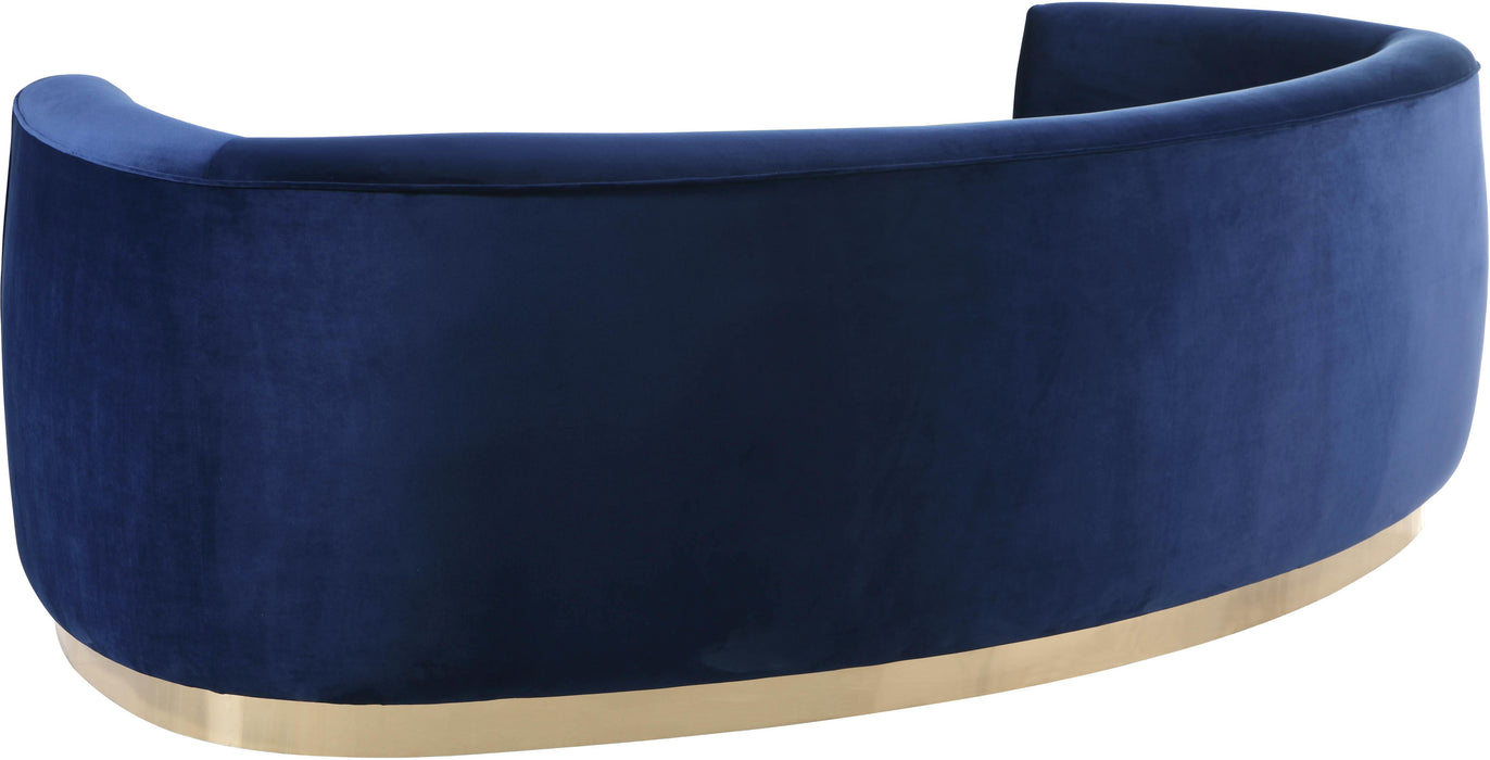 Julian Navy Velvet Sofa - Royal Furniture & Gifts (MI) - Multi Location