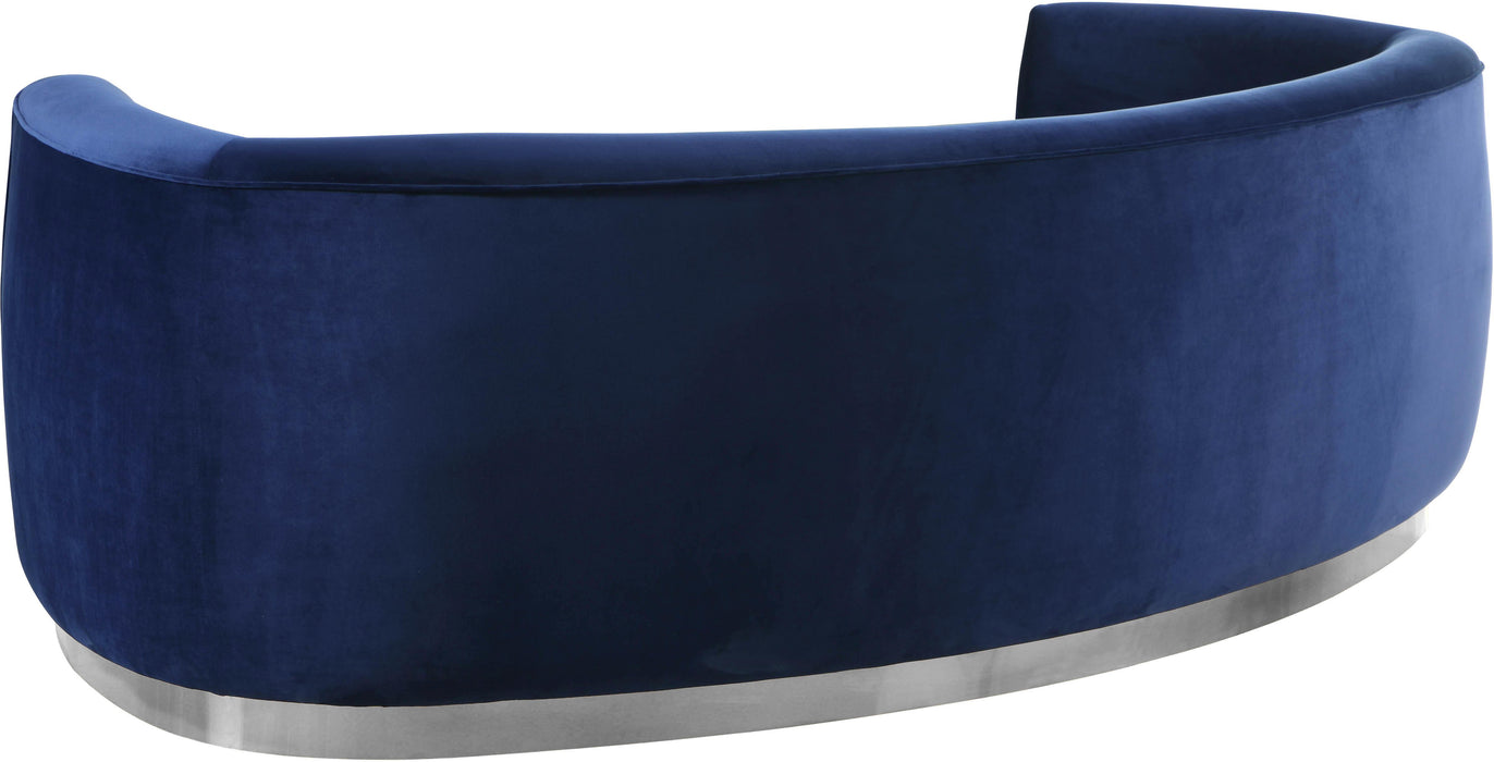 Julian Navy Velvet Sofa - Royal Furniture & Gifts (MI) - Multi Location
