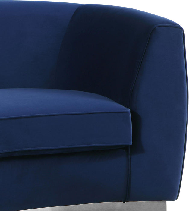 Julian Navy Velvet Sofa - Royal Furniture & Gifts (MI) - Multi Location