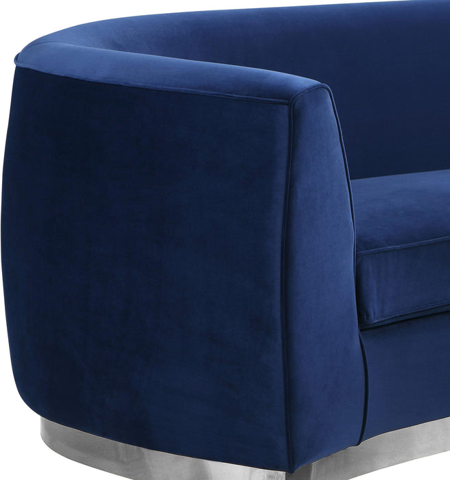 Julian Navy Velvet Sofa - Royal Furniture & Gifts (MI) - Multi Location