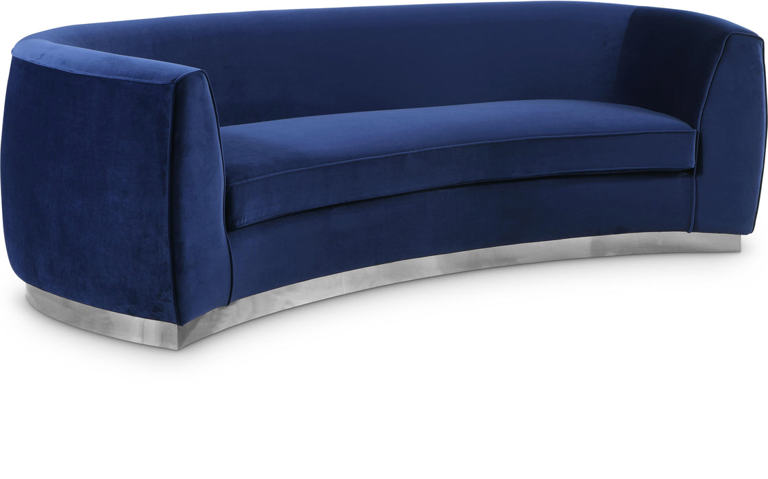 Julian Navy Velvet Sofa - Royal Furniture & Gifts (MI) - Multi Location