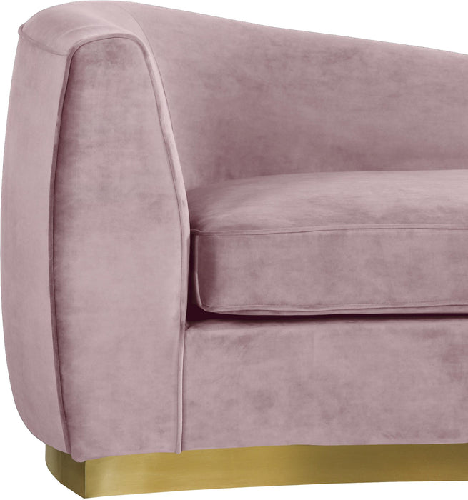 Julian Pink Velvet Chaise - Royal Furniture & Gifts (MI) - Multi Location