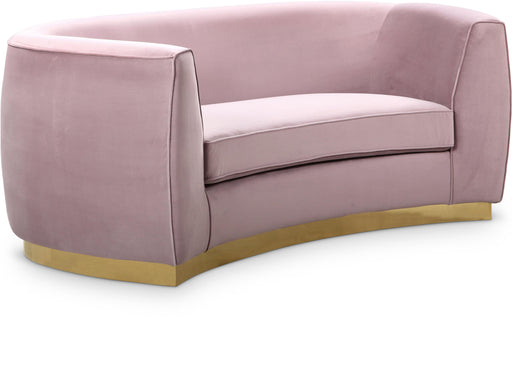 Julian Pink Velvet Loveseat - Royal Furniture & Gifts (MI) - Multi Location