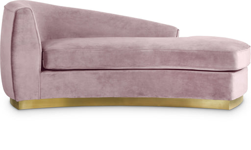 Julian Pink Velvet Chaise - Royal Furniture & Gifts (MI) - Multi Location