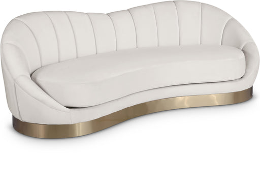 Shelly Cream Velvet Sofa - Royal Furniture & Gifts (MI) - Multi Location
