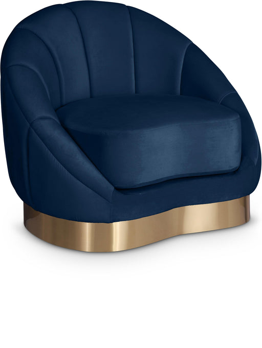 Shelly Navy Velvet Chair - Royal Furniture & Gifts (MI) - Multi Location