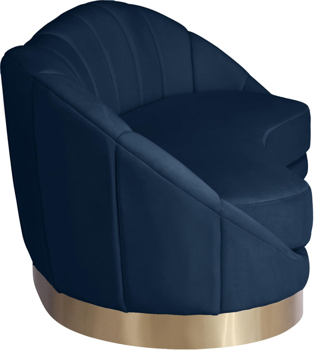 Shelly Navy Velvet Sofa - Royal Furniture & Gifts (MI) - Multi Location