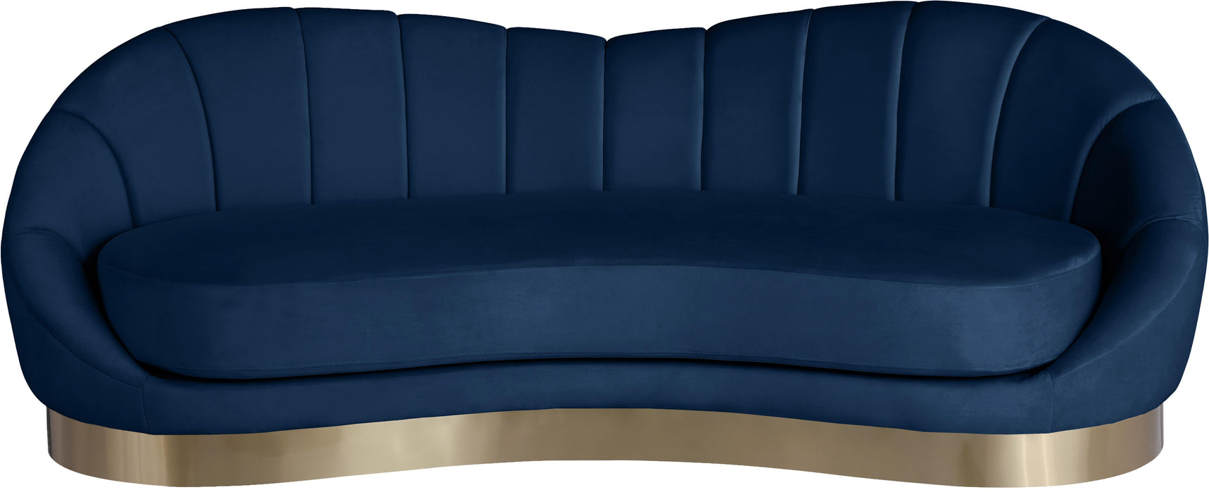 Shelly Navy Velvet Sofa - Royal Furniture & Gifts (MI) - Multi Location