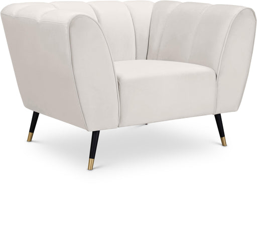 Beaumont Cream Velvet Chair - Royal Furniture & Gifts (MI) - Multi Location