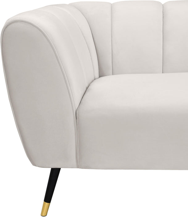 Beaumont Cream Velvet Chair - Royal Furniture & Gifts (MI) - Multi Location
