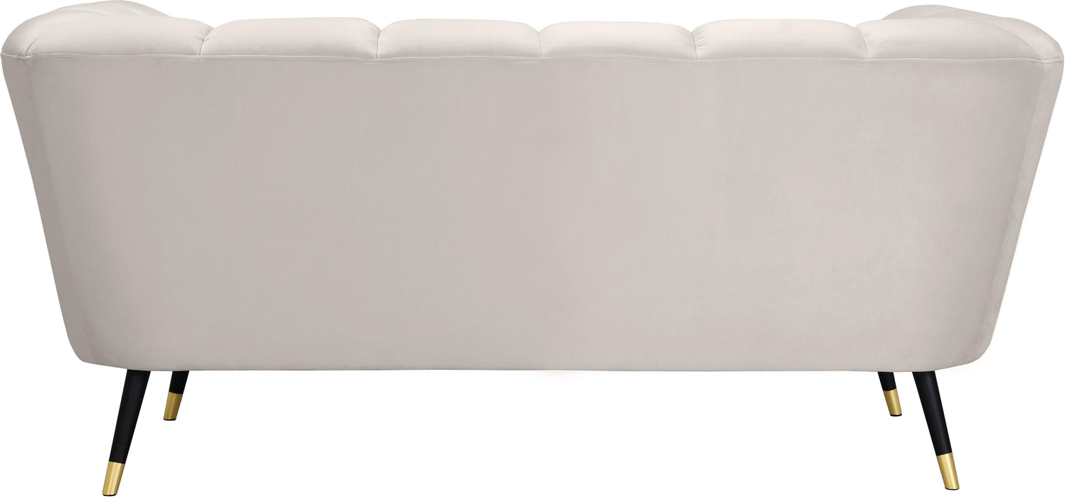 Beaumont Cream Velvet Loveseat - Royal Furniture & Gifts (MI) - Multi Location