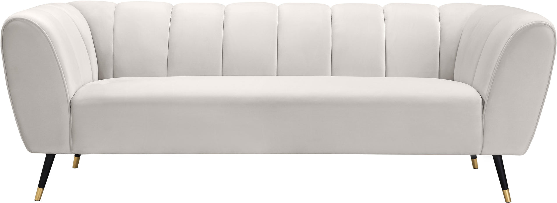 Beaumont Cream Velvet Sofa - Royal Furniture & Gifts (MI) - Multi Location