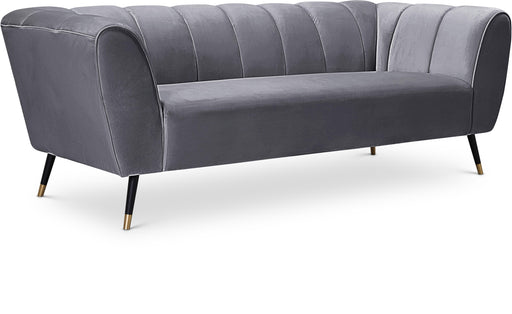 Beaumont Grey Velvet Sofa - Royal Furniture & Gifts (MI) - Multi Location