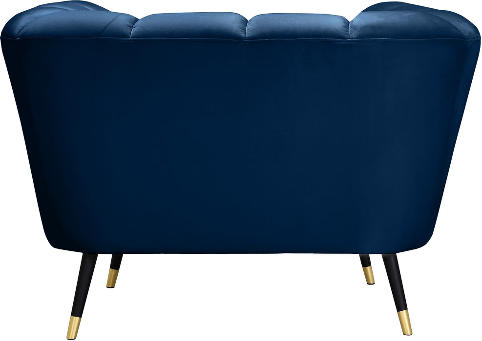Beaumont Navy Velvet Chair - Royal Furniture & Gifts (MI) - Multi Location