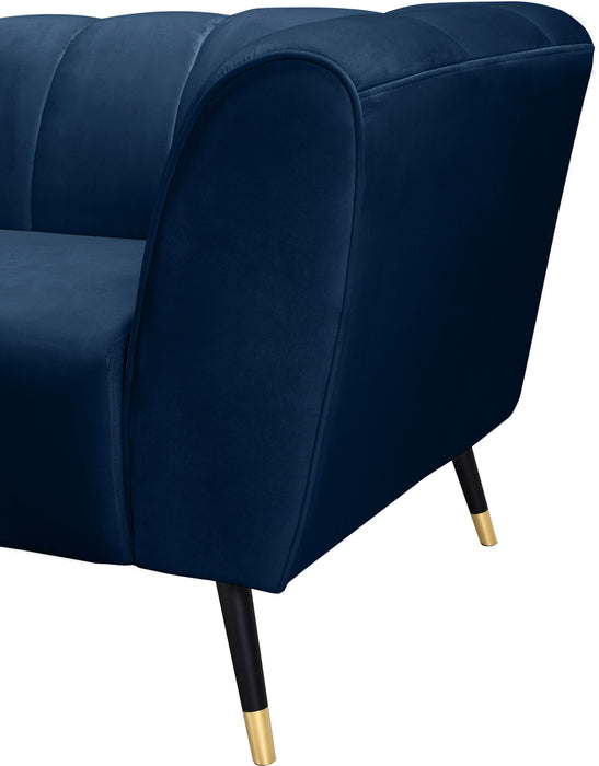 Beaumont Navy Velvet Chair - Royal Furniture & Gifts (MI) - Multi Location
