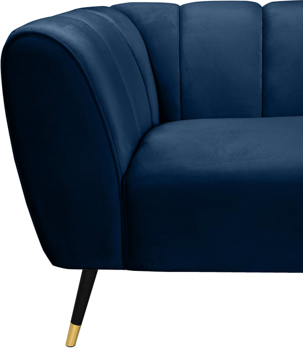 Beaumont Navy Velvet Chair - Royal Furniture & Gifts (MI) - Multi Location