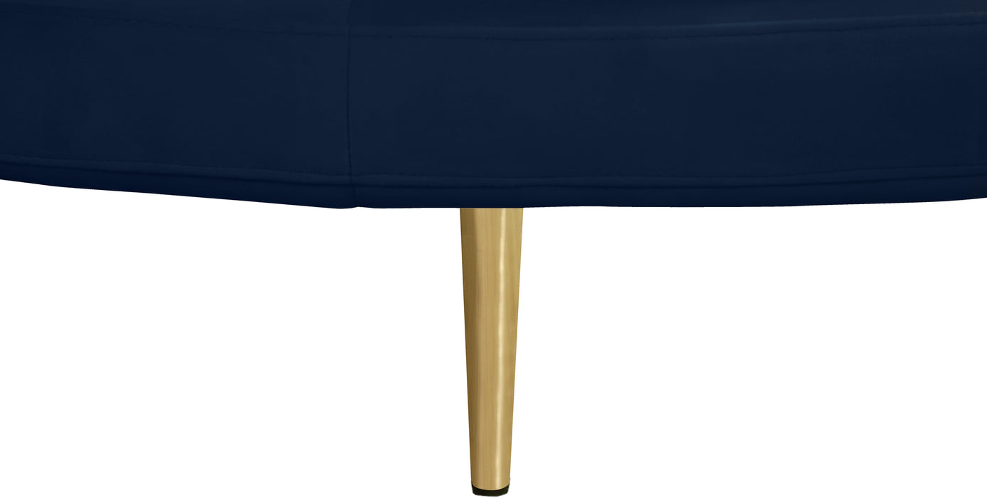 Circlet Navy Velvet Round Sofa Settee - Royal Furniture & Gifts (MI) - Multi Location