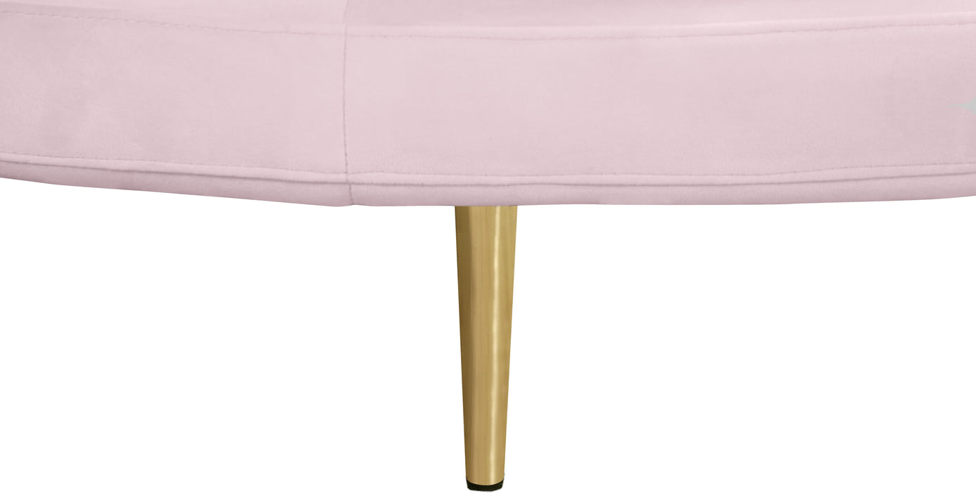 Circlet PInk Velvet Round Sofa Settee - Royal Furniture & Gifts (MI) - Multi Location