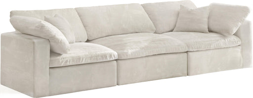 Cozy Cream Velvet Cloud Modular Sofa - Royal Furniture & Gifts (MI) - Multi Location
