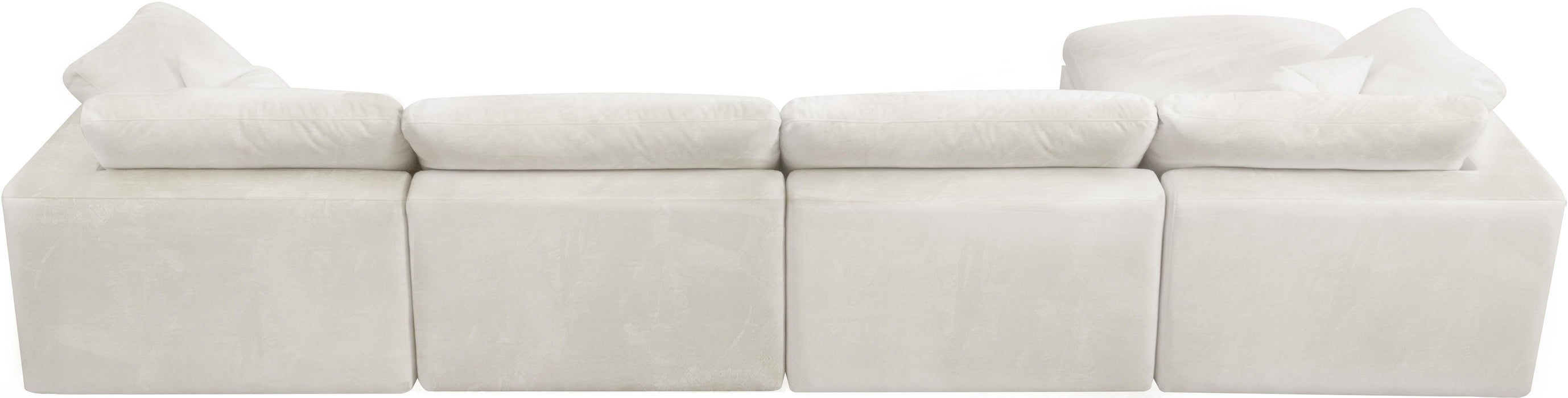 Cozy Cream Velvet Cloud Modular Sectional - Royal Furniture & Gifts (MI) - Multi Location