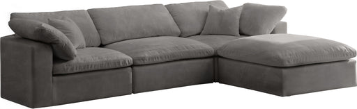 Cozy Grey Velvet Cloud Modular Sectional - Royal Furniture & Gifts (MI) - Multi Location