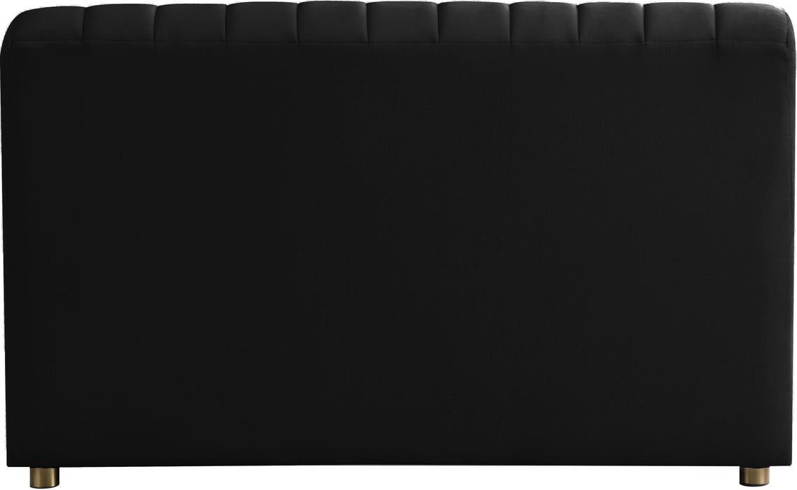 Naya Black Velvet Chair - Royal Furniture & Gifts (MI) - Multi Location