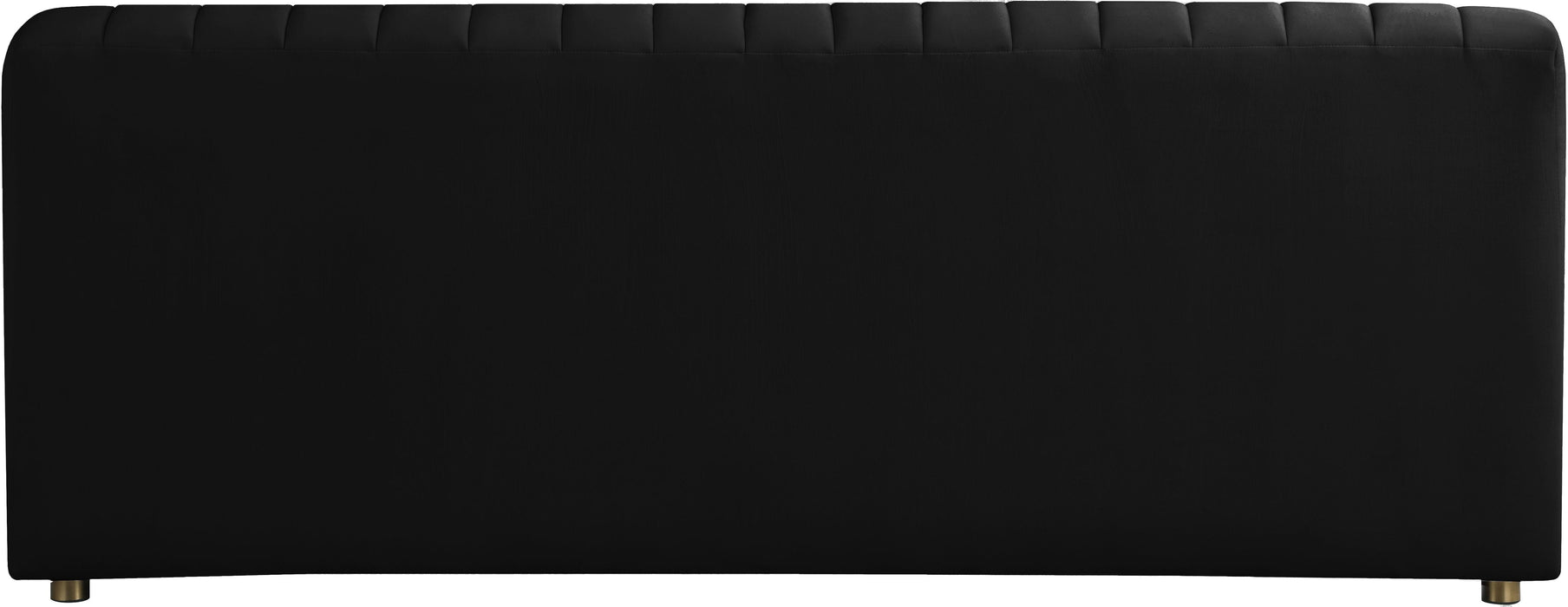 Naya Black Velvet Loveseat - Royal Furniture & Gifts (MI) - Multi Location