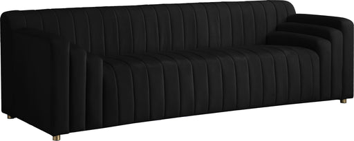 Naya Black Velvet Sofa - Royal Furniture & Gifts (MI) - Multi Location