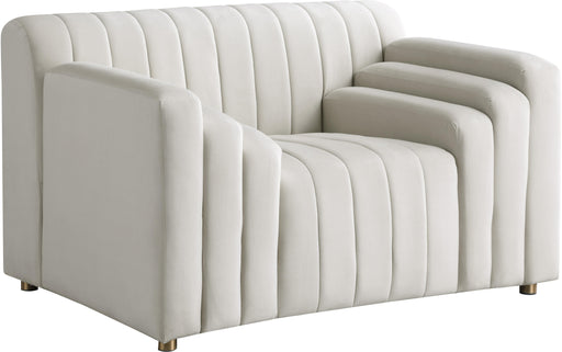 Naya Cream Velvet Chair - Royal Furniture & Gifts (MI) - Multi Location