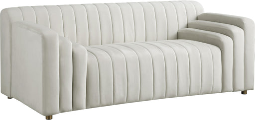 Naya Cream Velvet Loveseat - Royal Furniture & Gifts (MI) - Multi Location