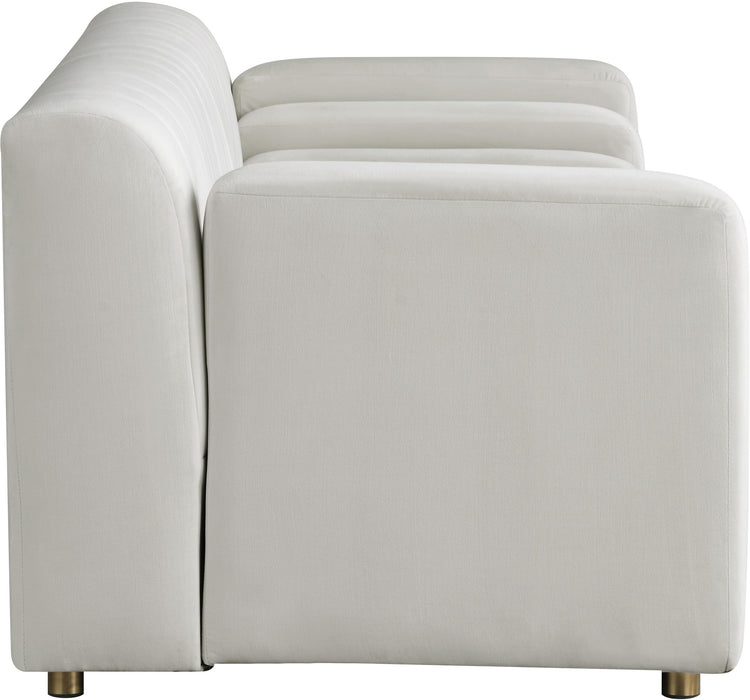 Naya Cream Velvet Loveseat - Royal Furniture & Gifts (MI) - Multi Location