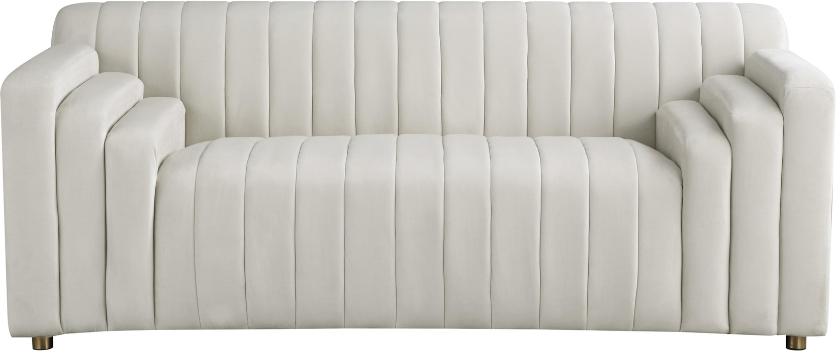 Naya Cream Velvet Loveseat - Royal Furniture & Gifts (MI) - Multi Location