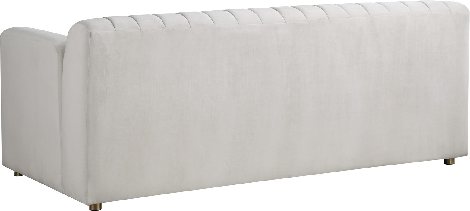 Naya Cream Velvet Loveseat - Royal Furniture & Gifts (MI) - Multi Location