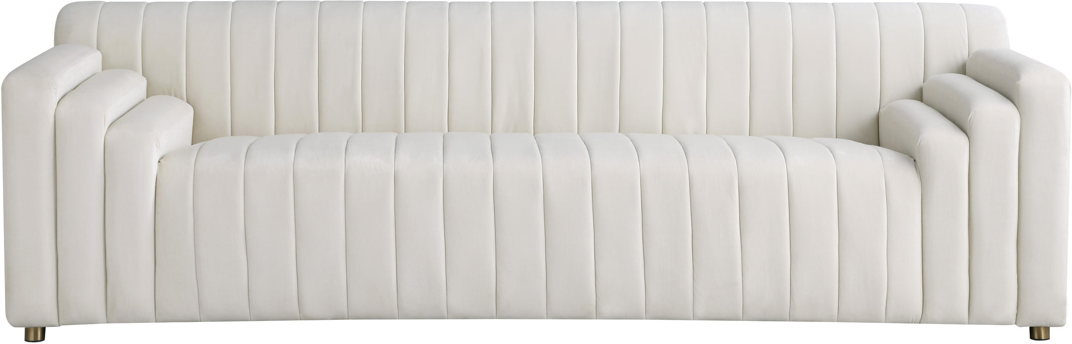 Naya Cream Velvet Sofa - Royal Furniture & Gifts (MI) - Multi Location