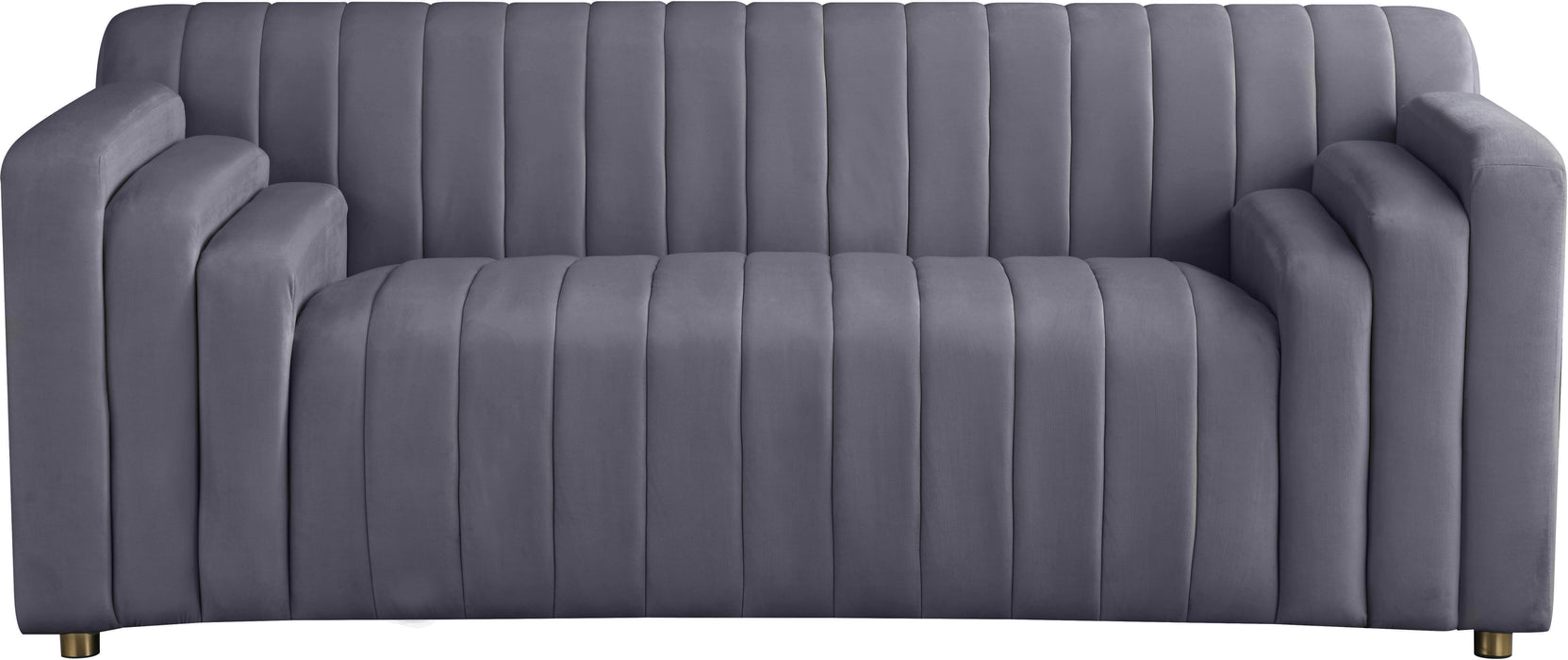Naya Grey Velvet Loveseat - Royal Furniture & Gifts (MI) - Multi Location