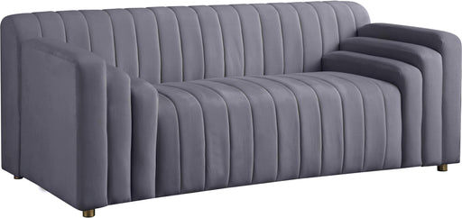 Naya Grey Velvet Loveseat - Royal Furniture & Gifts (MI) - Multi Location