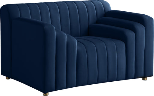 Naya Navy Velvet Chair - Royal Furniture & Gifts (MI) - Multi Location