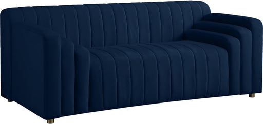Naya Navy Velvet Loveseat - Royal Furniture & Gifts (MI) - Multi Location