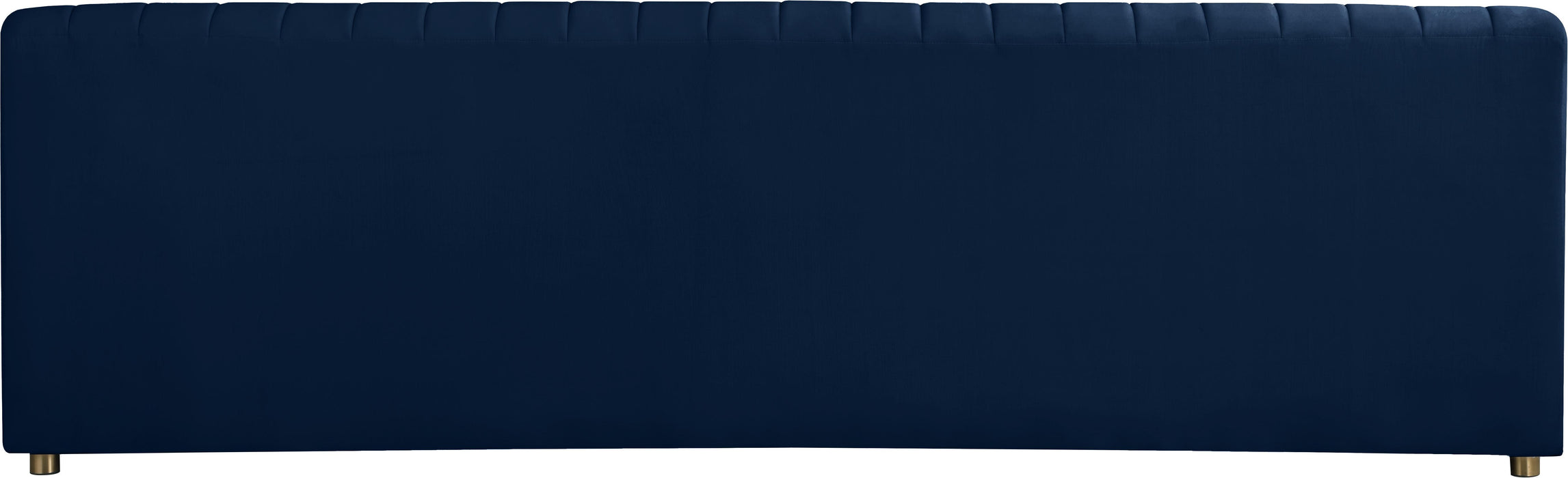 Naya Navy Velvet Sofa - Royal Furniture & Gifts (MI) - Multi Location